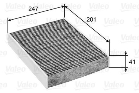 Фільтр салону PORSCHE 718/911/Boxster/Cayman "2,0-4,0 "11>> Valeo ="715753" (фото 1)
