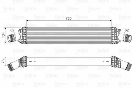 Интеркулер Valeo 818654 (фото 1)