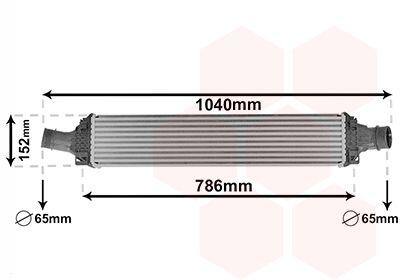 Інтеркулер AUDI A4 3.0D 15- Van Wezel 03014708 (фото 1)