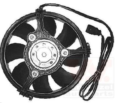 Вентилятор радиатора AUDI, SKODA, VW (прямоугольный разъем) Van Wezel 0315747