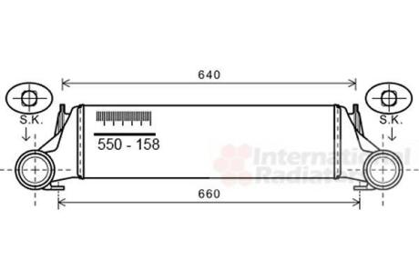 Інтеркулер BMW X5 E53 Van Wezel 06004421