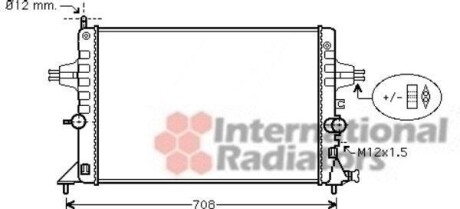 Фото 1 - радиатор охлаждения OPEL ASTRA G (98-) 1.6i Van Wezel 37002440 Радиатор охлаждения OPEL ASTRA G (98-) 1.6i Van Wezel 37002440 (фото 1)