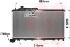 Радіатор охолодження SUBARU IMPREZA/ FORESTER 2.0D 08-  (вир-во Van Wezel) 51002105