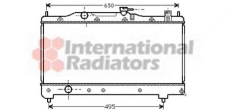 Радіатор AVENSIS 16/18 MT 98-00 Van Wezel 53002237 (фото 1)