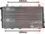 Радиатор охлаждения двигателя SKODA100/FELICIA 1.3 MT (Van Wezel) 76002002