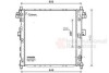 Радиатор охлаждения SSANG YONG  ACTYON/ KYRON (05-) (пр-во Van Wezel) 81002105