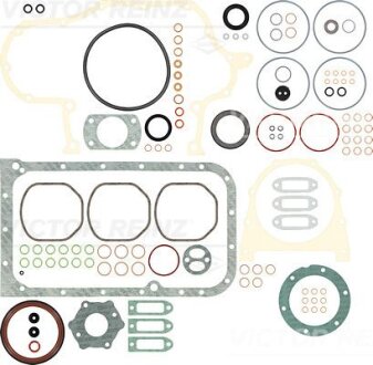 Повний комплект прокладок двигуна FENDT 2 D FARMER, 200 K FARMER, 200 S FARMER, 200 SA FARMER, 200 V FARMER, 200 VA FARMER, 201 S FARMER, 201 SA FARMER, 203 K FARMER, 203 P FARMER VICTOR REINZ 01-12612-51 (фото 1)