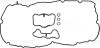 Комплект прокладок кришки Г/Ц BMW N63B44C/D (1-4 цил) \'\'15>> 151005501