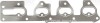 Прокладка випускного колектора CHEVROLET Lacetti 1,8 F18D3 71-38159-00