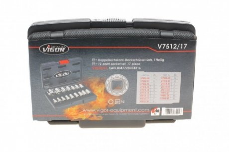 Набір головок VIGOR V7512/17