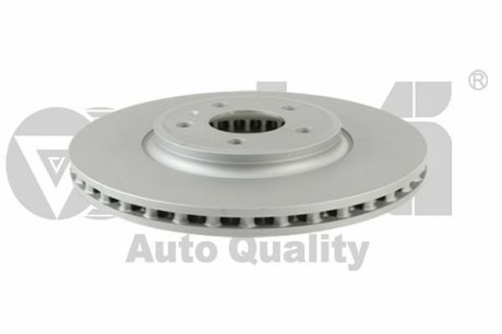 Диск гальмівний передній Audi A4 (08-12), Q5 (09-12) (перфорована лінія Geomed) Vika 66151717401 (фото 1)