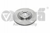 Диск гальмівний передній (кратно 2) 338*30MM Audi A4 (16-),A6 (19-) (66151727801) VIKA