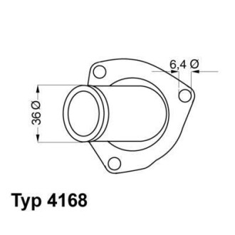 Термостат Opel Astra F WAHLER 416892D