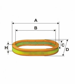 Фільтр повітряний WIX FILTERS WA6002