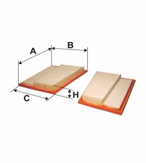 Фільтр повітряний MB C, E-CLASSE (W/S203, W/S211) 05- (лівий+правий) (WIX-FILTERS) WIX FILTERS WA9504 (фото 1)