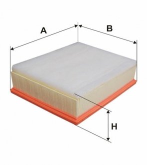 Фільтр повітряний (Wix-Filtron) WIX FILTERS WA9555 (фото 1)