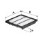 Фильтр воздушный FIAT FREEMONT 2.0 DS 11- (пр-во WIX-FILTERS) WA9807