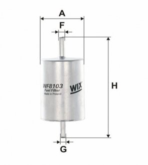 Фильтр топл. PP907/ (WIX-Filtron) WIX FILTERS WF8103