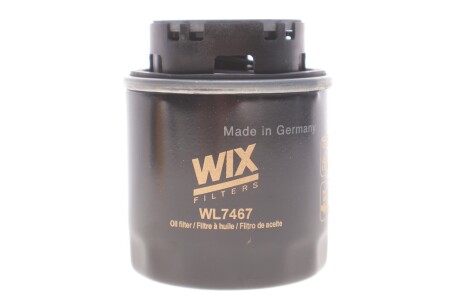 Фильтр масляный двигателя AUDI, VW, SKODA (WIX-Filtron) WIX FILTERS WL7467