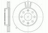 Гальмівний диск перед. Aveo/Kalos/Spark (03-21) D6655.10