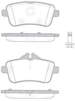 Колодки гальмівні WOKING P14033.10