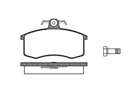 Колодки тормозные WOKING P3213.00