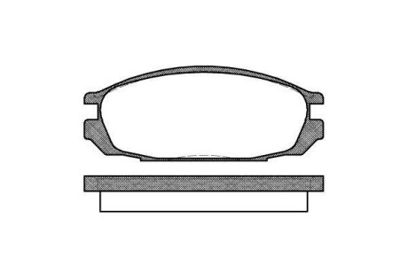 Колодки тормозные WOKING P3923.00