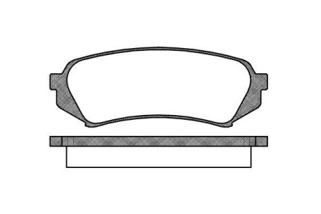 Гальмівні колодки зад. Toyota Land Cruiser 98-07 (sumitomo) WOKING P6063.00