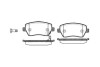 Гальмівні колодки перед. Suzuki Swift 05- (TRW) P8873.11