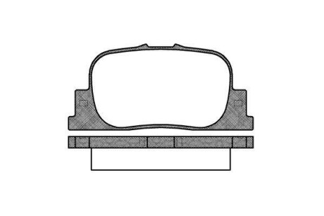 Гальмівні колодки задн. Prius/Avalon/Mark/Camry 96-09 WOKING P901300 (фото 1)