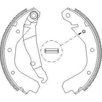 Колодки тормозные WOKING Z4088.00