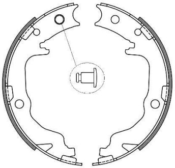 Колодки тормозные WOKING Z4641.00