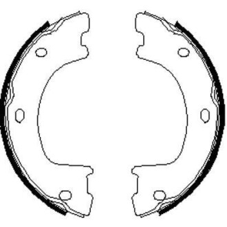 Колодки гальмівні WOKING Z4674.00 (фото 1)