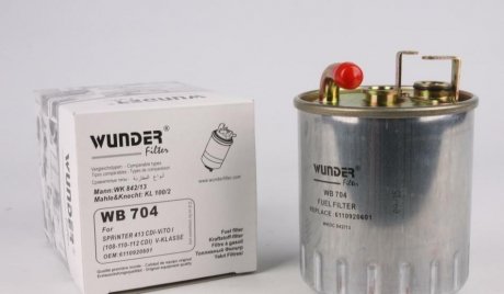 Фільтр паливний WUNDER WB 704