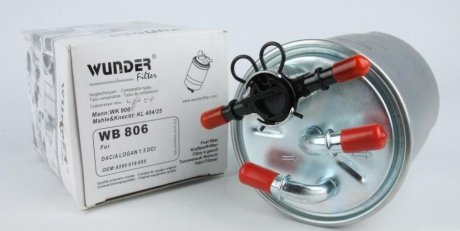 Фільтр паливний WUNDER WB 806