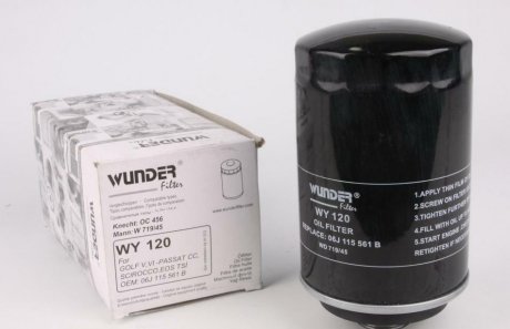 Фільтр масляний WUNDER WY 120