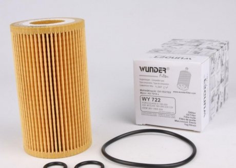 Фільтр масляний WUNDER WY 722 (фото 1)