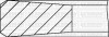 Комплект поршневих кілець (75,00/STD) (2,5/1,95/2,0) CITROEN 1.6HDI 11- YENMAK 91-09898-000 (фото 2)