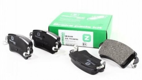 Колодки гальмівні Zilbermann 08-009 (фото 1)