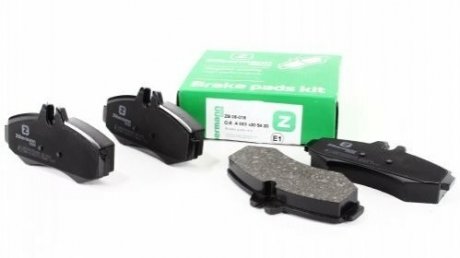 Фото 1 - колодки гальмівні Zilbermann 08-016 Колодки гальмівні Zilbermann 08-016 (фото 1)