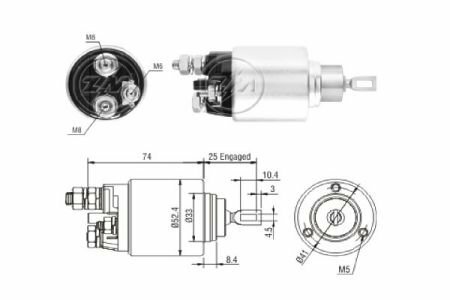 Втягуюче реле ZM ZM1381