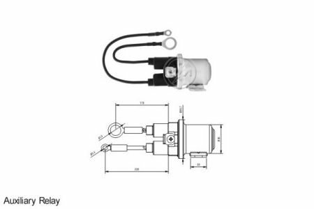 Реле втягуюче стартера ZM ZM8408